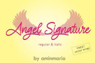 Angel Signature: A Script Font for Elegant Branding