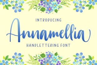 Annamellia: A Handwritten Font for Editorial Design