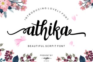 Athika: A Modern Script Font for Editorial Design