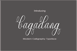 Bagadang: An Elegant Script Typeface for Digital Design