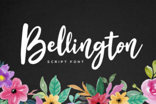 Bellington: A Romantic Script Font for Editorial Design