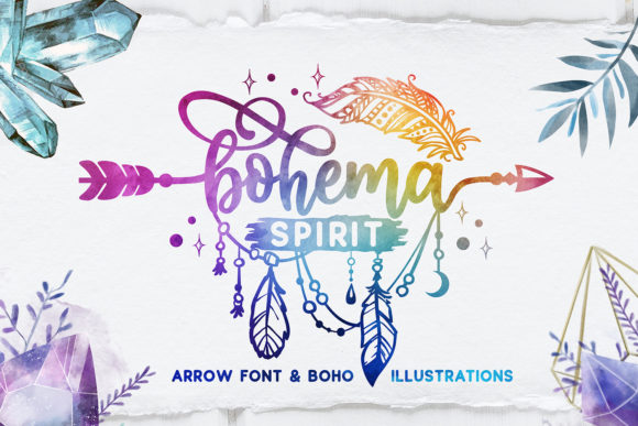Bohema Spirit: A Bold Script Font for Makers