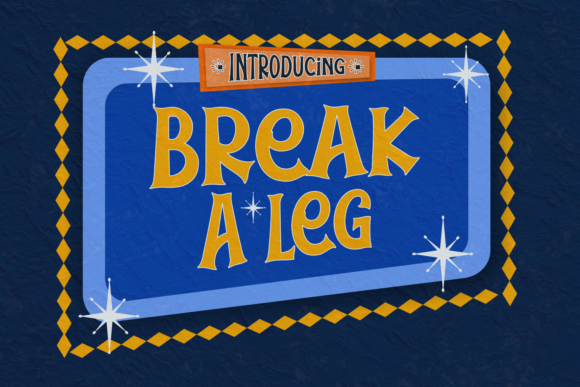 Break a Leg: A Handwritten Font for Editorial Charm