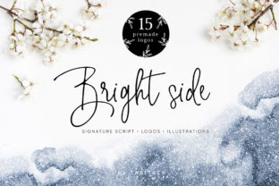 Bright Side: A Modern Script Font for Small Business Branding