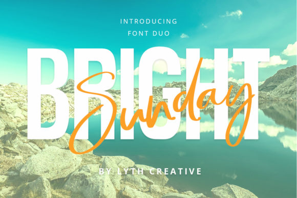 Bright Sunday Typeface for Editorial Design