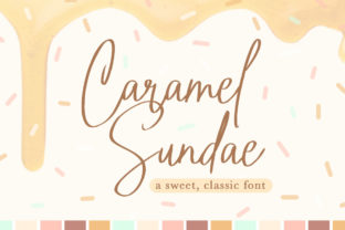 Caramel Sundae: A Sweet Handwritten Font for Makers