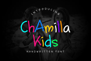 Chamilla Kids: A Playful Handwritten Font for Bold Branding