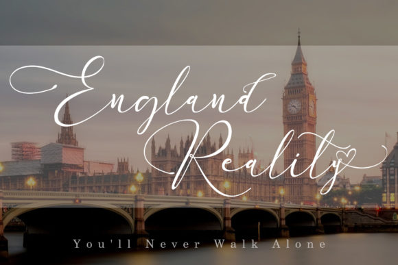 England Reality: A Font That Elevates Your Brand