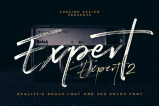 Expert Font: Bold Handwritten Style for Campaigns