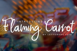 Flaming Carrot: A Handwritten Font for Real Brands