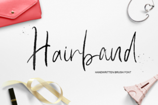 Hairband Font: A Handwritten Typeface for Editorial Design