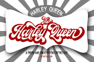 Harley Queen: A Playful Script Font for Editorial Design