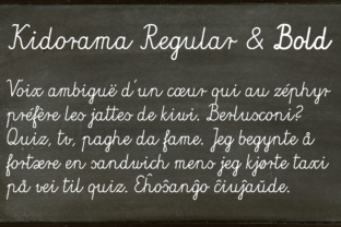 Kidorama: A Playful Handwritten Font for Brands