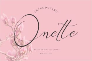 Onette: A Handwritten Font for Editorial Design