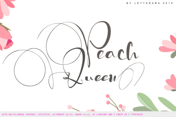 Peach Queen: The Script Font for Bold Marketing