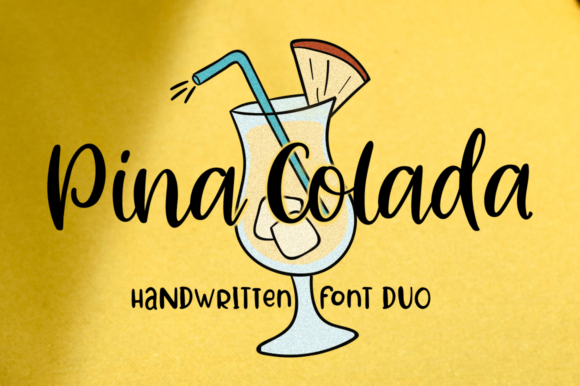 Pina Colada Font for Small Business Branding