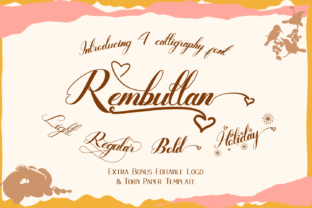 Rembullan: A Script Font for Modern Web Design