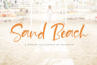 Sand Beach: A Handwritten Font for Modern Web Design