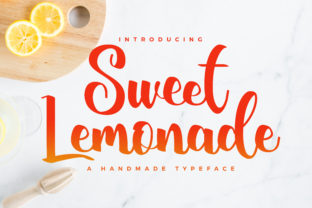 Sweet Lemonade: A Handwritten Font for Branding