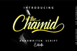 The Chamid: A Modern Script Font for Editorial Design